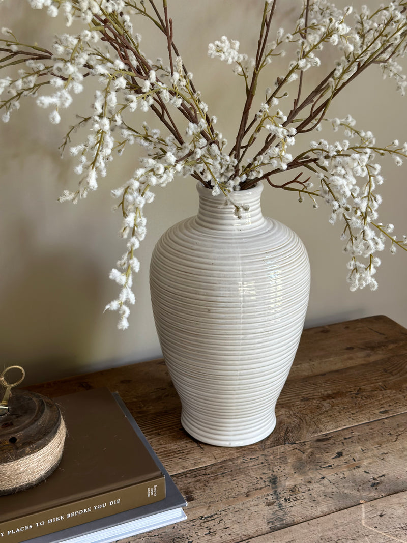 Harriet Ribbed Vase