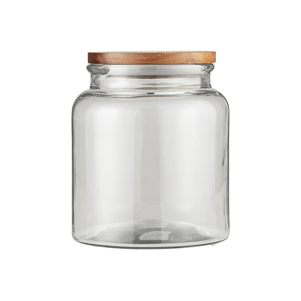 Montana Acacia and Glass Jars