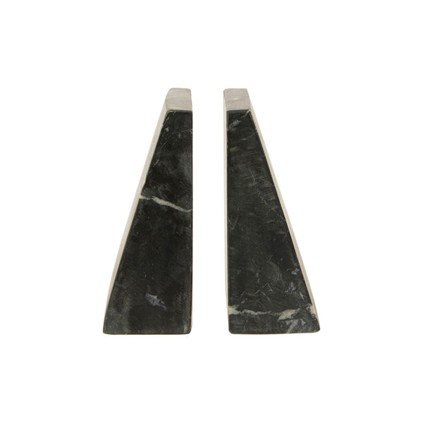 Black Marble Bookends