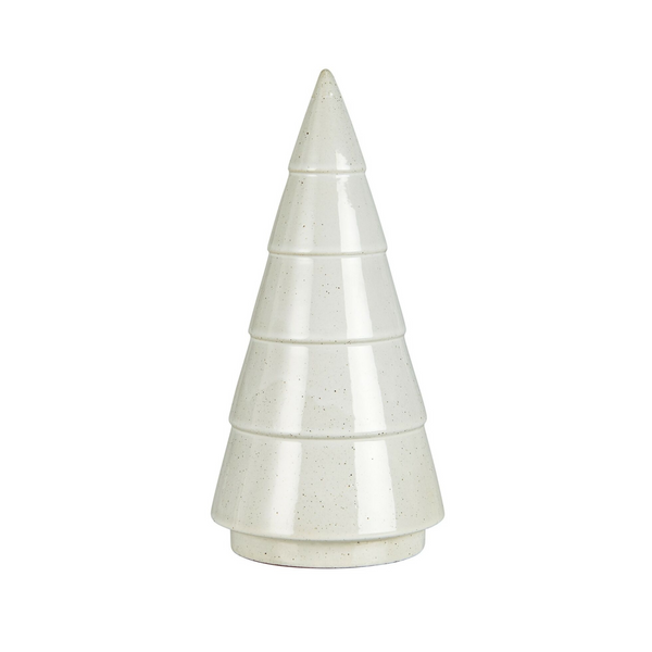 White Speckled Ceramic Tree Large